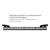 LogiLink PrimeLine 24-Port geschirmtes Cat.6A Keystone Patch Panel, 19 Zoll 1U, Schwarz (RAL9005), 24x Keystone Module enthalten NK5001