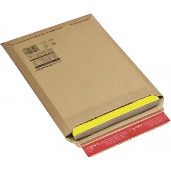 Colompac CP010.06 brauner Versandumschlag aus Kraftpapier, selbstklebend, 250 x 180 mm, 20er-Pack CP010.06.020