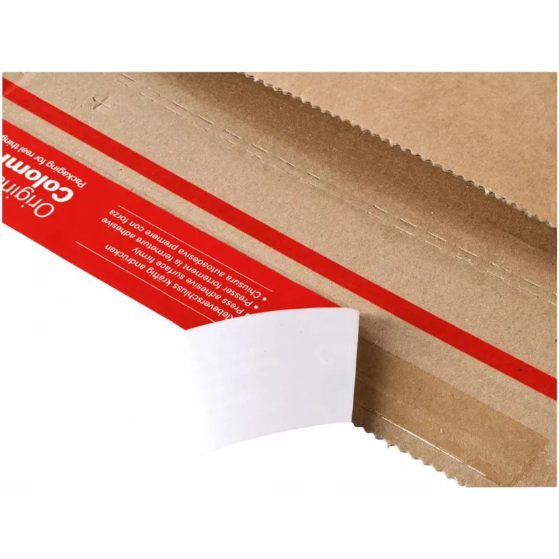 Colompac CP010.06 brauner Versandumschlag aus Kraftpapier, selbstklebend, 250 x 180 mm, 20er-Pack CP010.06.020