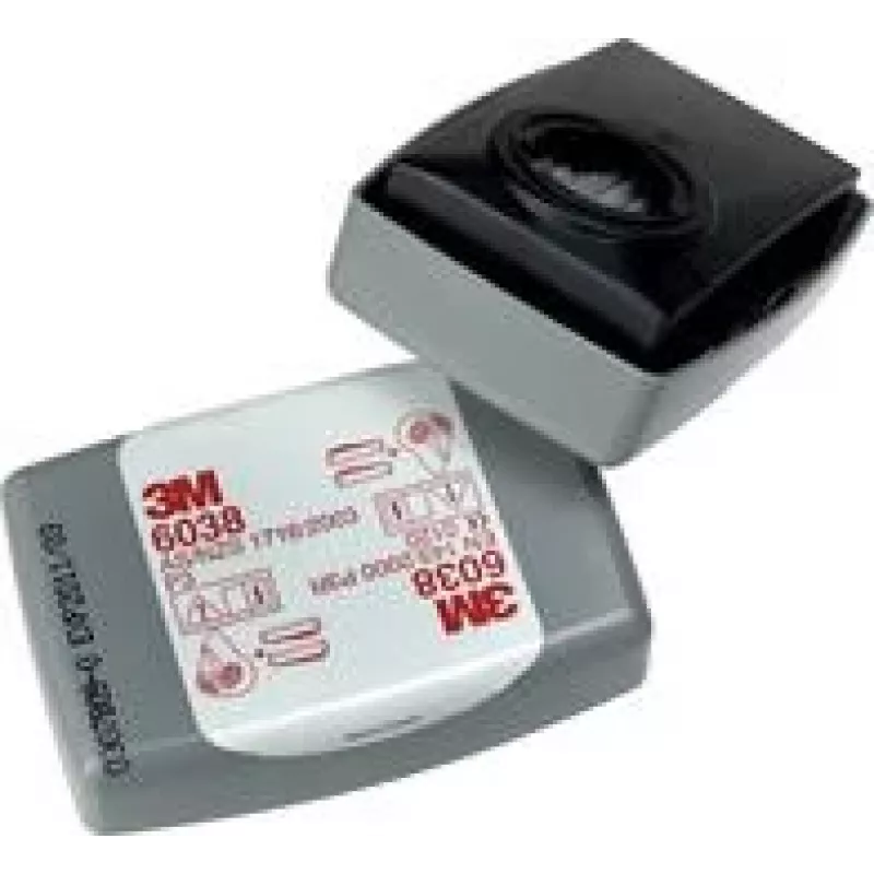 3M Partikelfilter mit Aktivkohle, P3R 6038 - 20 Stück (10x 2er-Pack) - 2 Filter pro Maske erforderlich (6038)