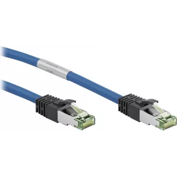 Wentronic Goobay CAT 8.1 Patchkabel, S/FTP (PiMF), Blau, 2 m - LSZH Halogenfrei, Kupfer AWG 24 (45660)