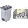 keeeper Olaf Tretabfalleimer, 25 Liter, Polypropylen, Hell Silber 1031416000000