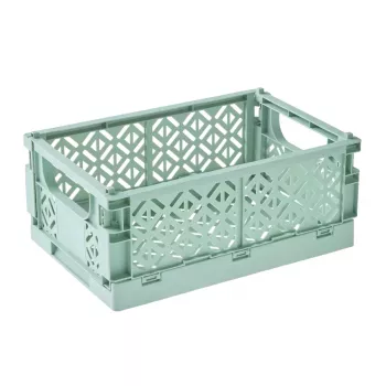 keeeper Mini-Faltbox fritzi, Größe M, Nordic Green, 3,4 Liter, faltbare Dekorationsbox, lebensmittelecht, 1 Stück 1023331500000