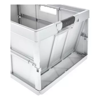 keeeper Profi Faltbox benno, 45 Liter, Hell Silber, Integrierte Soft-Griffe, 50 kg Traglast 1023716000000