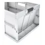 keeeper Profi Faltbox benno, 45 Liter, Hell Silber, Integrierte Soft-Griffe, 50 kg Traglast 1023716000000