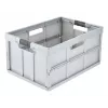 keeeper Profi Faltbox benno, 45 Liter, Hell Silber, Integrierte Soft-Griffe, 50 kg Traglast 1023716000000