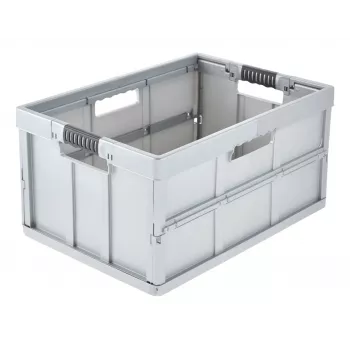 keeeper Profi Faltbox benno, 45 Liter, Hell Silber, Integrierte Soft-Griffe, 50 kg Traglast 1023716000000