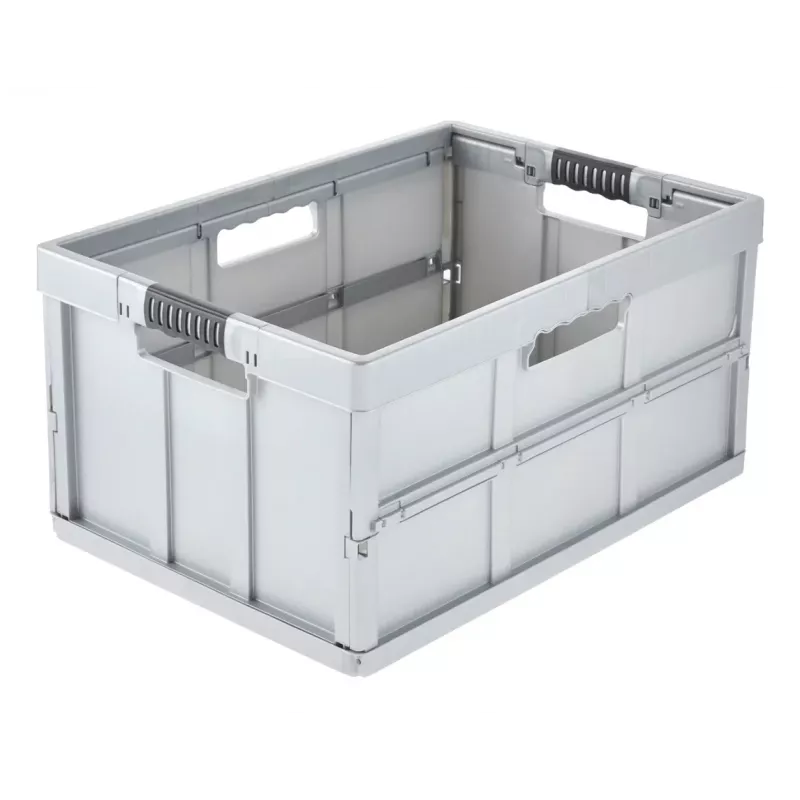keeeper Profi Faltbox benno, 45 Liter, Hell Silber, Integrierte Soft-Griffe, 50 kg Traglast 1023716000000