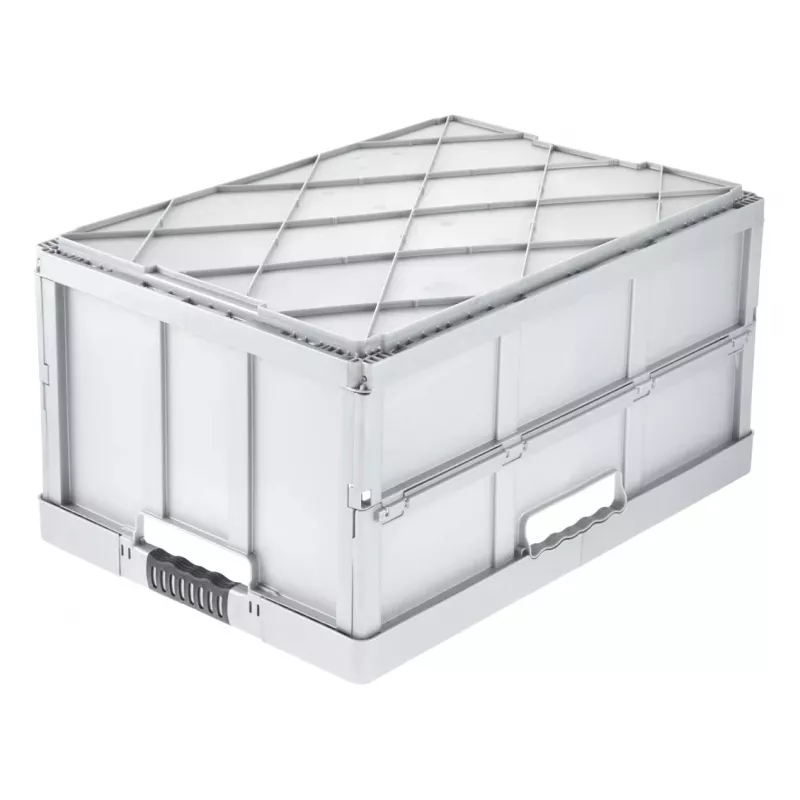 keeeper Profi Faltbox benno, 45 Liter, Hell Silber, Integrierte Soft-Griffe, 50 kg Traglast 1023716000000