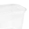 keeeper fredo fresh Aufbewahrungsbehälter-Set, 4 x 0,75 L, rechteckig, transparent mit grauen Deckeln 3067382700000