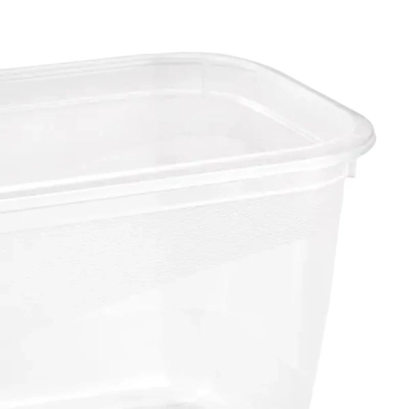 keeeper fredo fresh Aufbewahrungsbehälter-Set, 4 x 0,75 L, rechteckig, transparent mit grauen Deckeln 3067382700000