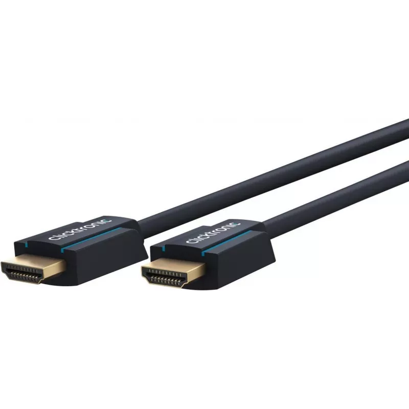 ClickTronic 70308 12,5m High-Speed-HDMI-Kabel mit Ethernet - Blau