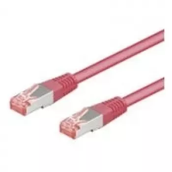 Wentronic Goobay CAT 6 S/FTP Patchkabel, Magenta, 30 m, LSZH, Kupfer 93440