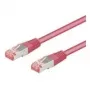 Wentronic Goobay CAT 6 S/FTP Patchkabel, Magenta, 30 m, LSZH, Kupfer 93440