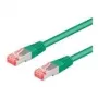 Wentronic Goobay CAT 6a S/FTP Patchkabel, 10 m, Grün, LSZH, Kupfer 93702