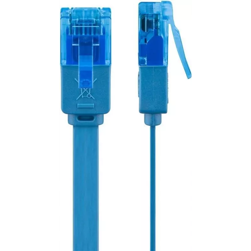 Wentronic RJ45 CAT6a Patchkabel 5m, U/UTP, vergoldet, 10 Gbit/s 96339