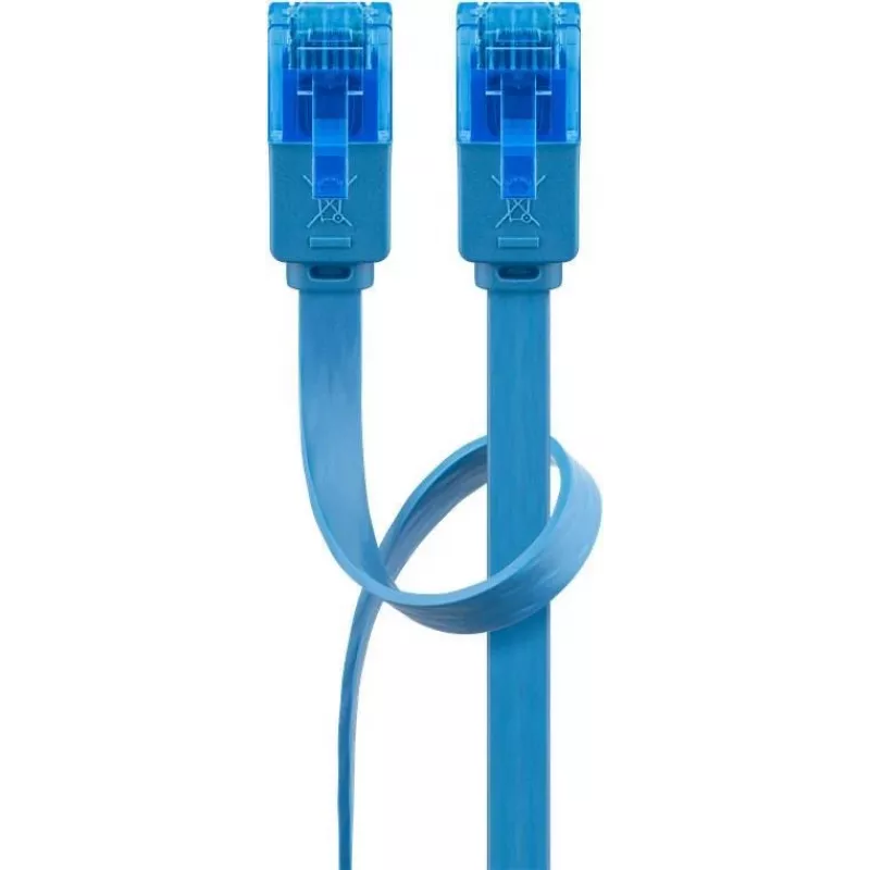 Wentronic RJ45 CAT6a Patchkabel 5m, U/UTP, vergoldet, 10 Gbit/s 96339