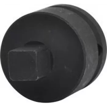 KS TOOLS 3/4 inch Buchse x 1/2 inch Stecker Impact-Steckschlüssel-Adapter, CrMo-Stahl, phosphatiert, 45 mm, DIN 3121 / ISO 1174 (515.1372)
