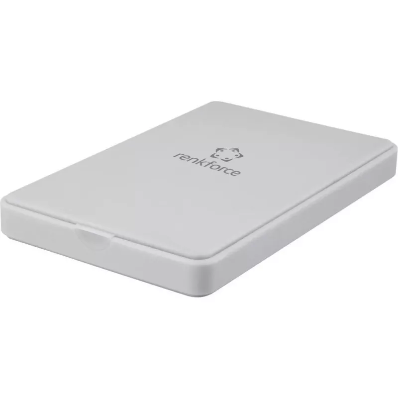 Renkforce RF-4505644 2,5 inch SATA HDD/SSD-Gehäuse, USB 3.0, Weiß