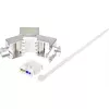 Renkforce RF-4531196 RJ45 Kupplung Cat.6a geschirmt Silber