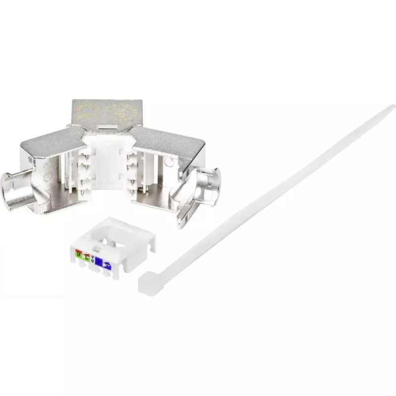 Renkforce RF-4531196 RJ45 Kupplung Cat.6a geschirmt Silber