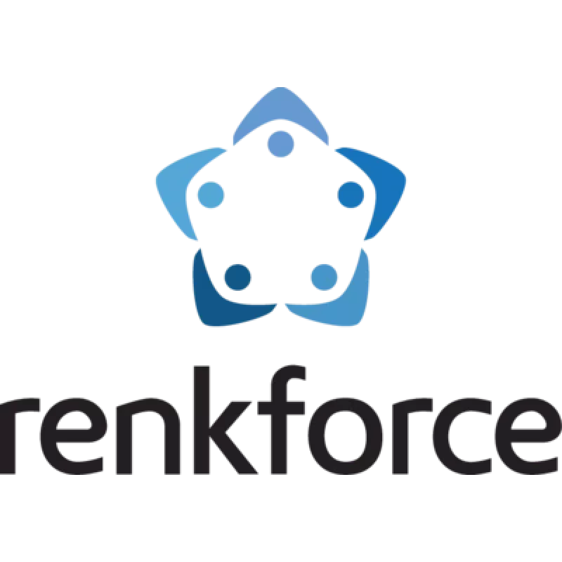 Renkforce RF-4541184 19 inch 1U Rack-Montage BNC Patchpanel, 16 Ports, Schwarz