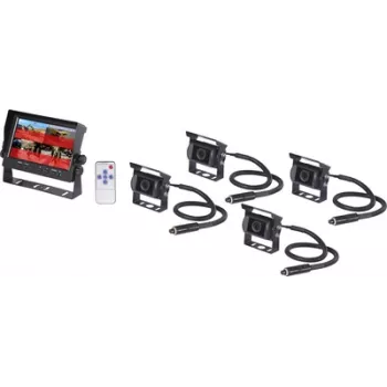 Renkforce RF-6951660 Advance Toter-Winkel-Assistent mit KI-Monitor und Heck-Radarsensor 12/24V