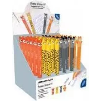 Faber-Castell Eberhard Faber Animal Erase It! Gelstift-Display, 0,7 mm, Blau, Radierbar, Nachfüllbar, 36 Stifte 560174
