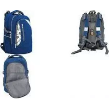 Faber-Castell Eberhard Faber X-Style Schulrucksack, Denim Blue, 28 L, für Kinder & Jugendliche 9-16 Jahre, Polyester 577636