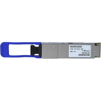 BlueOptics BO25KIC602D-BO QSFP 40GBASE-LX4 Transceiver, LC-Duplex, 160m OM4 / 2km SMF, 4xWDM, 0-70°C, DDM