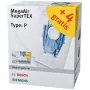 Siemens VZ123FP MegaAir SuperTEX Staubsaugerbeutel-Set (Typ G/G ALL, 4 Beutel + 1 Mikrofilter)