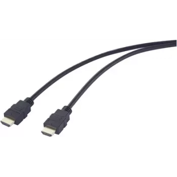 SpeaKa Professional HDMI-Kabel HDMI-A Stecker auf Stecker 3,00 m Schwarz 4K UHD SP-12816084