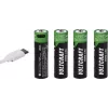 VOLTCRAFT AA Mignon Li-Ion Akku 2000 mAh 1,5 V 4er-Pack mit USB-C-Ladefunktion (VC-17275570)