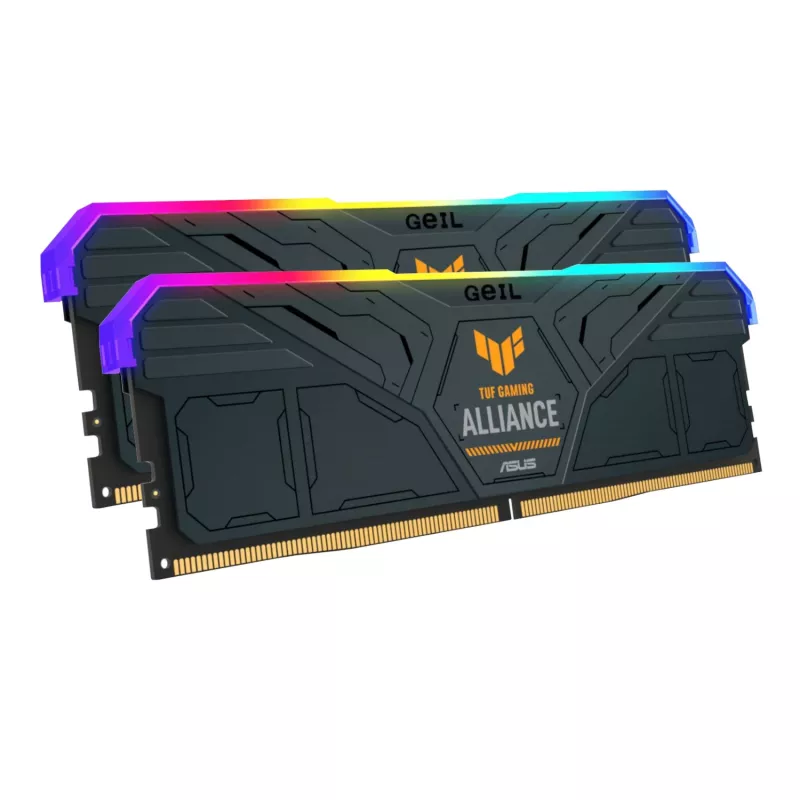 GeIL Gemini TUF RGB 32GB DDR5 6000MHz Desktop-Gaming-Arbeitsspeicher-Kit (2 x 16GB) – Grau