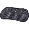Renkforce RF-MWK-103 Kabellose Tastatur mit integriertem Touchpad, Deutsches QWERTZ, Schwarz RF-7481488