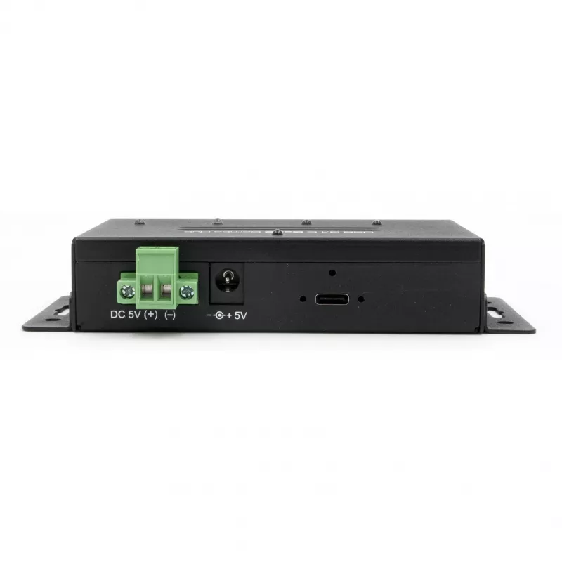 EXSYS EX-1240HMVS Industrial 4-Port USB 3.2 Gen 2 Hub, DIN-Schienen-montierbar, Metall