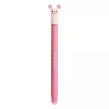 Faber-Castell Eberhard Faber Animal Erase it! Gelstift Schwein Blau 0,7 mm radierbar nachfüllbar 582106
