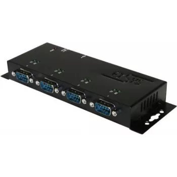 EXSYS EX-1334HMV-2 4-Port USB 2.0 auf RS-232 Seriell Adapter mit Metallgehäuse