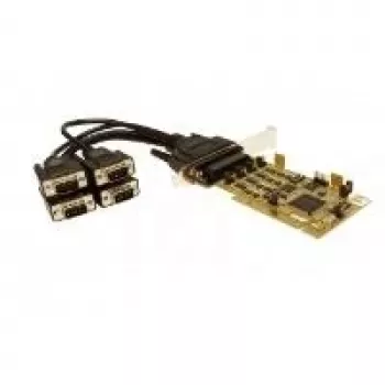 EXSYS EX-42374 4-Port RS-232/422/485 PCI Express Low Profile Seriell Adapter