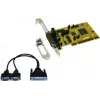 EXSYS EX-42372IS 2-Port PCI RS-422/485 Serielle Karte mit Überspannungsschutz, Low Profile