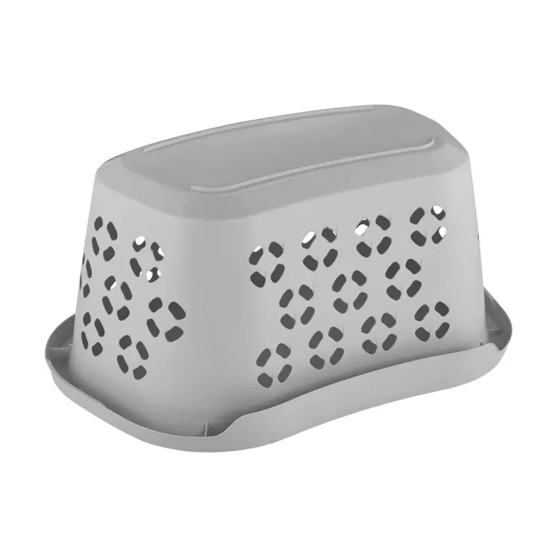 keeeper anton Wäschekorb, 30,5 L, Nordic Grey, ergonomisch, belüftet, 575 mm Breite 1009313000000