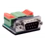 EXSYS EX-49000 Serielles Adapterkabel D-SUB 9-polig Stecker auf 10-polige Schraubklemme, 30 cm