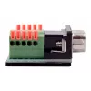 EXSYS EX-49000 Serielles Adapterkabel D-SUB 9-polig Stecker auf 10-polige Schraubklemme, 30 cm