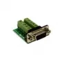 EXSYS EX-49005 D-SUB 9-Pin Stecker auf 10-Pin Schraubklemmenblock Adapterkabel, 0,3 m, RS-232