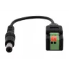 EXSYS EX-49140 DC-Stromstecker 5,5x2,1mm auf 2-poligen Klemmenblock Adapterkabel, 15 cm, Push-Button