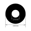 EXSYS EX-49140 DC-Stromstecker 5,5x2,1mm auf 2-poligen Klemmenblock Adapterkabel, 15 cm, Push-Button