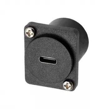 EXSYS EX-49167 D-Typ USB-C Buchse auf Stecker Einbauadapter, USB 3.2 Gen 2, 10Gbps