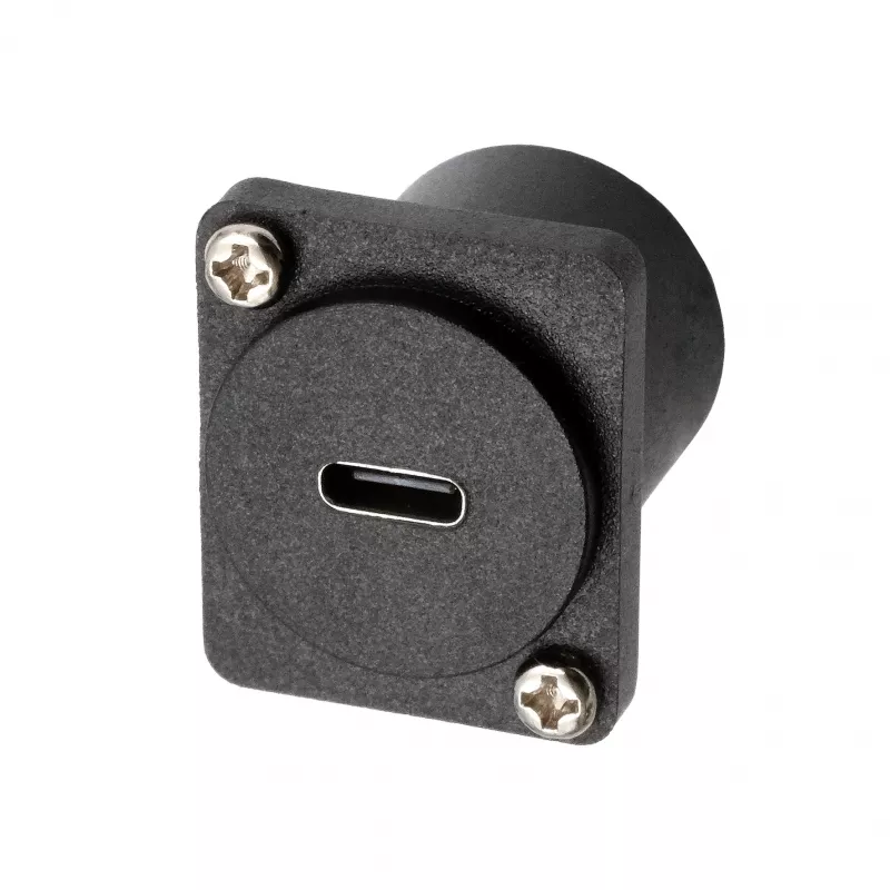 EXSYS EX-49167 D-Typ USB-C Buchse auf Stecker Einbauadapter, USB 3.2 Gen 2, 10Gbps