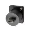 EXSYS EX-49167 D-Typ USB-C Buchse auf Stecker Einbauadapter, USB 3.2 Gen 2, 10Gbps