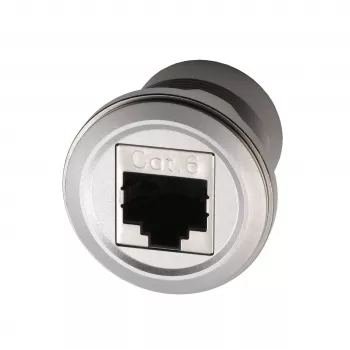 EXSYS EX-49196 Metall RJ45 Einbauadapter, Buchse zu Buchse